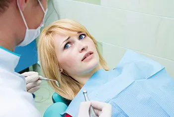 Fearful patient in need of sedation before treatment